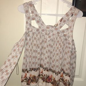 Off the shoulder long sleeve blouse